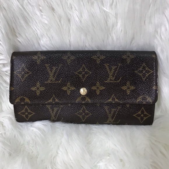 Authentic Louis Vuitton Monogram Sarah Long Wallet - Picture 1 of 7